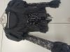 Adult Female Costumes to Hire - Gothic Puff  & ruffle sleeve top - lace up front  - Large